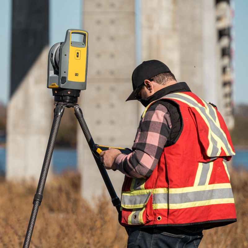 Construction Layout and Site Surveying for Infrastructure Projects
